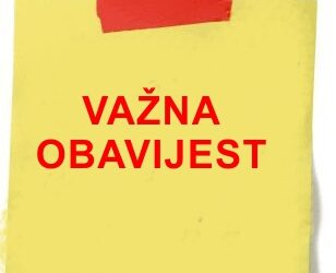 Obavijest o završetku nastavne godine